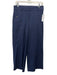 J Crew Size 6 Navy Blue Cotton Blend Mid Rise Pockets Wide Leg Pants Navy Blue / 6