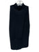 Kada Size Small Black Viscose Blend Elastic Waist Ribbed Knit Midi Skirt Set Black / Small