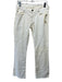 7 For All Mankind Size 30 Cream White Cotton Denim Low Rise Straight Leg Jeans Cream White / 30
