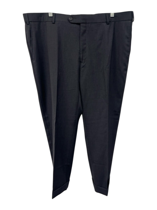 Miller Brothers Size 42 Dark Gray Wool Solid Dress Men's Pants Dark Gray / 42