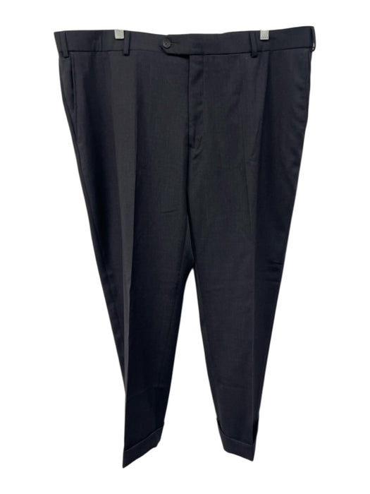 Miller Brothers Size 42 Dark Gray Wool Solid Dress Men's Pants Dark Gray / 42