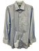 Sid Mashburn Size 17.5 Light blue Cotton Solid Button up Men's Long Sleeve Shirt Light blue / 17.5