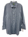 Sid Mashburn Size XL Blue Cotton Plaid Button Up Men's Long Sleeve Shirt Blue / XL