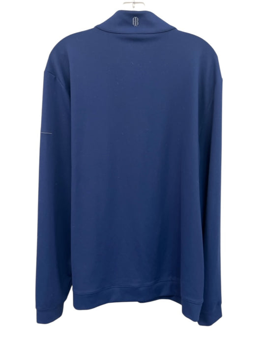 Holderness & Bourne Size XL Blue Synthetic Solid Athletic Long Sleeve Shirt Blue / XL