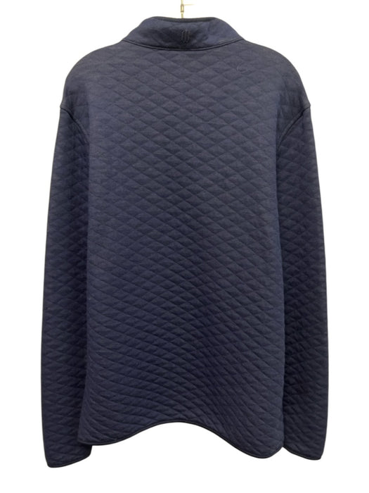 Holderness & Bourne Size XL Blue Synthetic Quilted Men's Long Sleeve Shirt Blue / XL