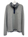 Holderness & Bourne Size XL Gray & Blue Cotton Blend Quilted Long Sleeve Shirt Gray & Blue / XL
