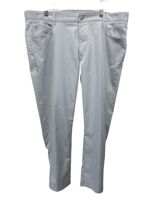 Peter Millar Size 40 Gray Cotton Blend Solid Khakis Men's Pants Gray / 40