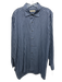 Miller Brothers Size XXL Blue & Gray Cotton Plaid Button Up Long Sleeve Shirt Blue & Gray / XXL