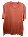 Eton Size XL Orange Cotton Solid Men's Shirt XL