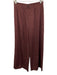 Karolina Zmarlak Size XS Maroon Red Triacetate Blend High Rise Pintuck Pants Maroon Red / XS