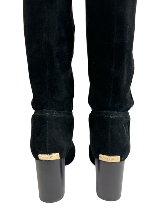 Kate Spade Shoe Size 5.5 Black Leather Suede Drawstring Tassel Almond Toe Boots Black / 5.5