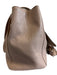 Mario Valentino Blush Beige Leather Tassel Logo Studded Magnetic Close Bag Blush Beige / Medium