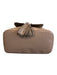 Mario Valentino Blush Beige Leather Tassel Logo Studded Magnetic Close Bag Blush Beige / Medium