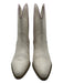 Free People Shoe Size 37 Cream & Purple Leather Calf High Western Boots Cream & Purple / 37
