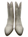 Free People Shoe Size 37.5 Cream & Purple Leather Calf High Western Boots Cream & Purple / 37.5