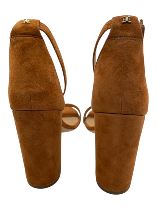 Sam Edelman Shoe Size 10 Brown Suede Ankle Strap Almond Toe Sandals Brown / 10