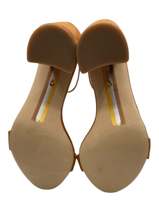 Sam Edelman Shoe Size 10 Brown Suede Ankle Strap Almond Toe Sandals Brown / 10