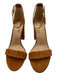 Sam Edelman Shoe Size 10 Brown Suede Ankle Strap Almond Toe Sandals Brown / 10