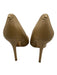 Sam Edelman Shoe Size 6.5 Beige Leather Pointed Toe Gold detail Pumps Beige / 6.5