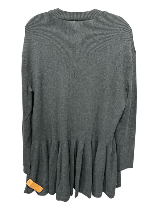 Free People Size XS Gray Viscose Blend Rib Knit Solid Drop Waist Dress Gray / XS
