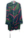 Alden Adair Size XS Green, Blue, Pink Polyester Metallic Thread Abstract Dress Green, Blue, Pink / XS