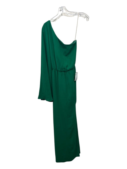 Trina Turk Size 4 Kelly Green Polyester Blend Empire Waist Solid Maxi Dress Kelly Green / 4