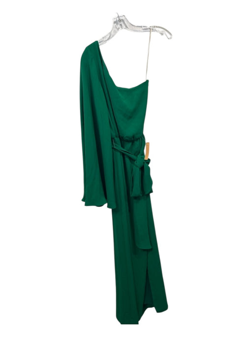 Trina Turk Size 2 Kelly Green Polyester Blend Empire Waist Solid Maxi Dress Kelly Green / 2
