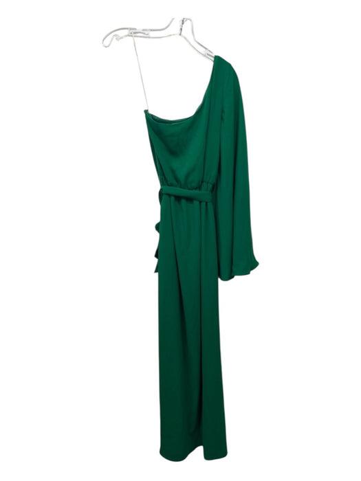 Trina Turk Size 2 Kelly Green Polyester Blend Empire Waist Solid Maxi Dress Kelly Green / 2