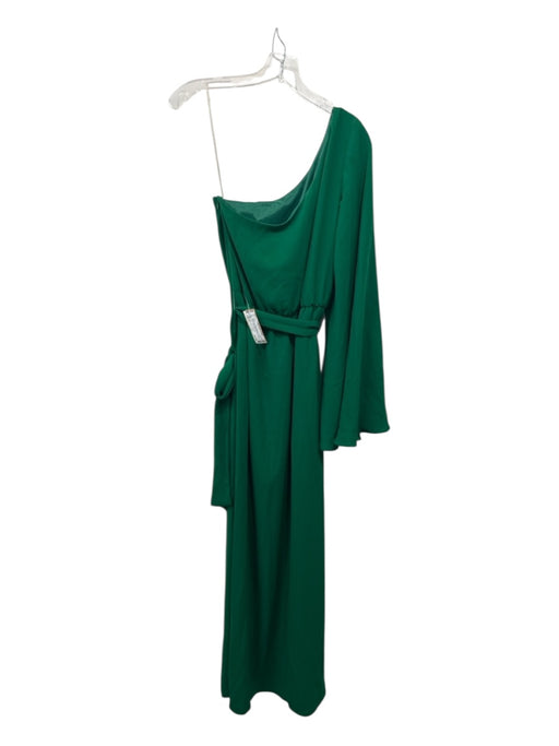 Trina Turk Size 6 Kelly Green Polyester Blend Empire Waist Solid Maxi Dress Kelly Green / 6