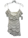 Ramy Brook Size 0 White Polyester Ruched Eyelet Floral Off Shoulder Mini Dress White / 0
