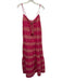 Saylor Size S Pink & Beige Cotton Knot Front Chevron mirrored sequins Maxi Dress Pink & Beige / S
