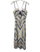 Sandro Size Est S Blue & White No Fabric Tag Striped Sleeveless Maxi Dress Blue & White / Est S