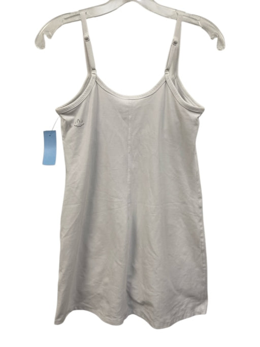 Beyond Yoga Size XS White Synthetic Sleeveless Adjustable Strap Athletic Dress White / XS