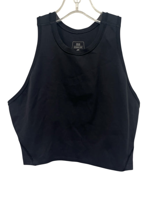 On Size S Black Synthetic Sleeveless Athletic Top Black / S