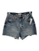 Pistola Size 24 Blue Cotton Zip & Button Whiskering Distressed Hem Shorts Blue / 24
