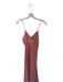 Zara Size S Blush Polyester Spaghetti Strap Button Detail Midi Dress Blush / S