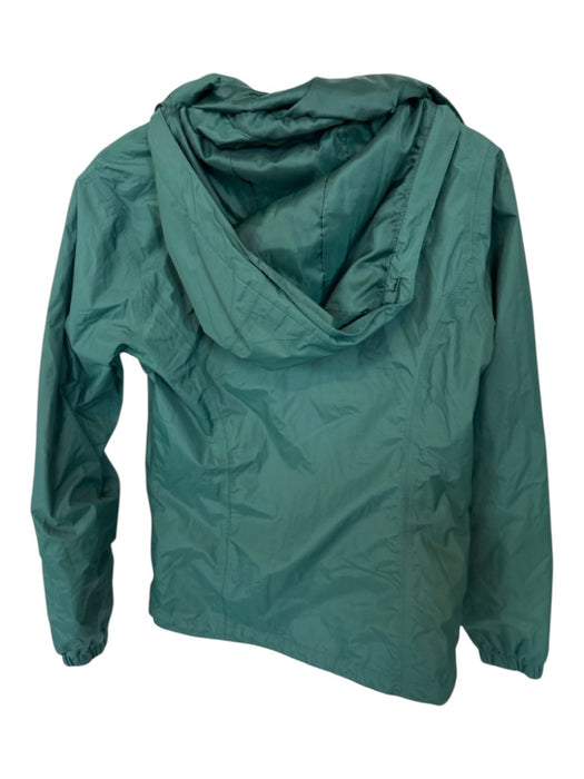 The North Face Size XS Forest Green Polyester Zip Up adjustable hood Rain Jacket Forest Green / XS