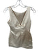 ASTR Size XS Cream Polyester Blend Bow detail Boat Neck Mini Back Zip Dress Cream / XS