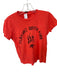 Mother Size XS Orange Cotton Blend T Shirt Graphic Short Sleeve Top Orange / XS
