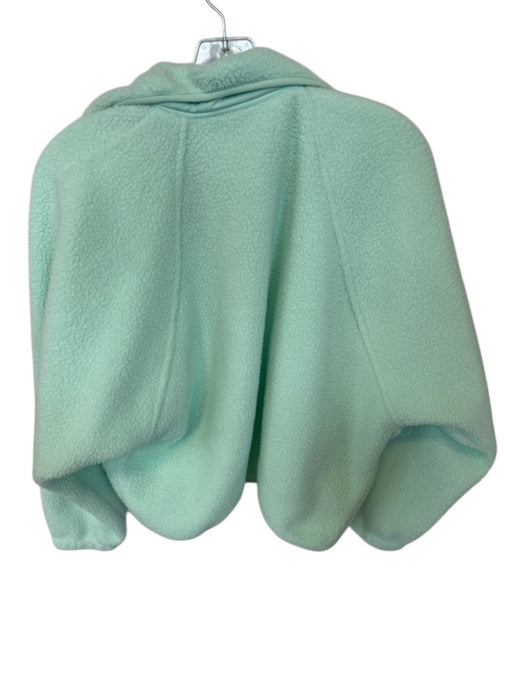 FP Movement Size XS Mint Polyester Faux Fur Snap Button Front Pockets Jacket Mint / XS