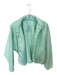 FP Movement Size XS Mint Polyester Faux Fur Snap Button Front Pockets Jacket Mint / XS