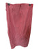 Zara Size S Red & White Polyester Blend Gingham Slit Ruched Back Zip Skirt Red & White / S