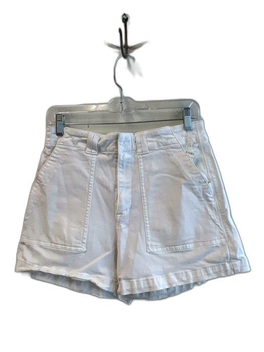 Pistola Size 28 White Cotton Blend Zip Fly Pockets Belt loops Shorts White / 28