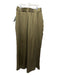 Zimmerman Size 4 Olive Green Silk Wide Leg Zip Fly Belt included Pants Olive Green / 4