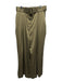 Zimmerman Size 4 Olive Green Silk Wide Leg Zip Fly Belt included Pants Olive Green / 4