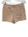Zara Size M/S Pink, Green, White Cotton Blend Sleeveless Tweed Skort Short Set Pink, Green, White / M/S