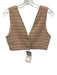 Zara Size M/S Pink, Green, White Cotton Blend Sleeveless Tweed Skort Short Set Pink, Green, White / M/S