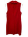 Trina Turk Size 2 Red Polyester Blend Sleeveless Embellished Collar Dress Red / 2