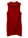 Trina Turk Size 2 Red Polyester Blend Sleeveless Embellished Collar Dress Red / 2