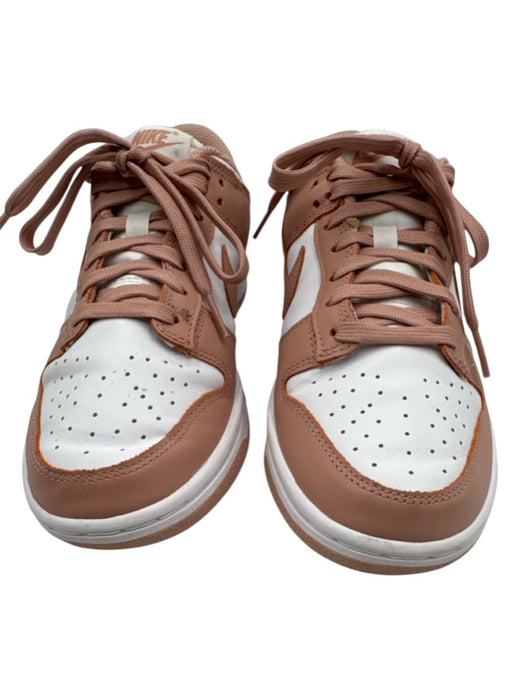 Nike Shoe Size 8 Mauve Pink Leather Low Top Lace Up Dunk Sneakers Mauve Pink / 8